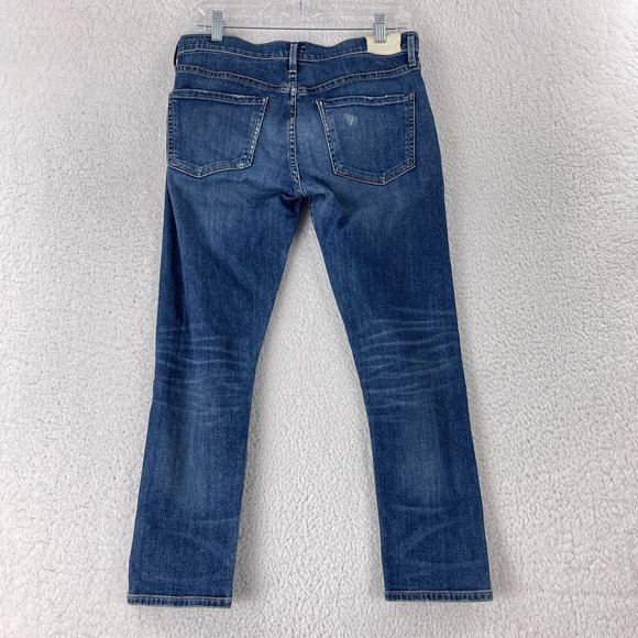 Citizens of Humanity Blue Elsa Mid-Rise Slim Fit Crop Jeans Womens Size 27 - Picture 9 of 16